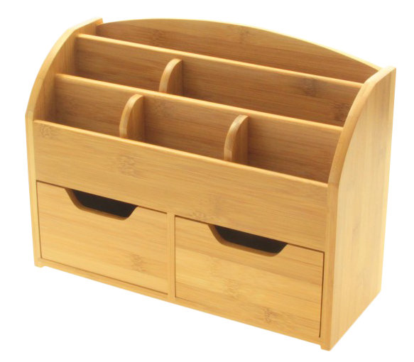Delavan Wood Desk Organiser