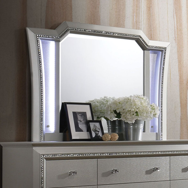 Lundt Wood Arch Wall Mirror