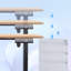 Alleson Adjustable Metal Base Standing Desk-359306642