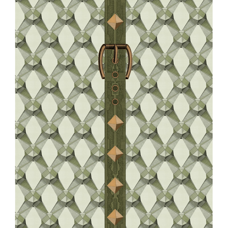 ORIENT EXPRESS Wallpaper Roll, Light Green