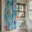 Rideau de douche 1 pièce Bright Farm Birds-1446005512