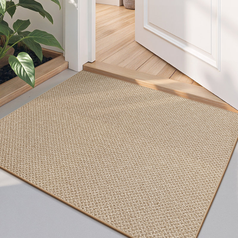 Non-Slip Mother's Day Indoor Doormat, 61cm W x 92cm L, Khaki