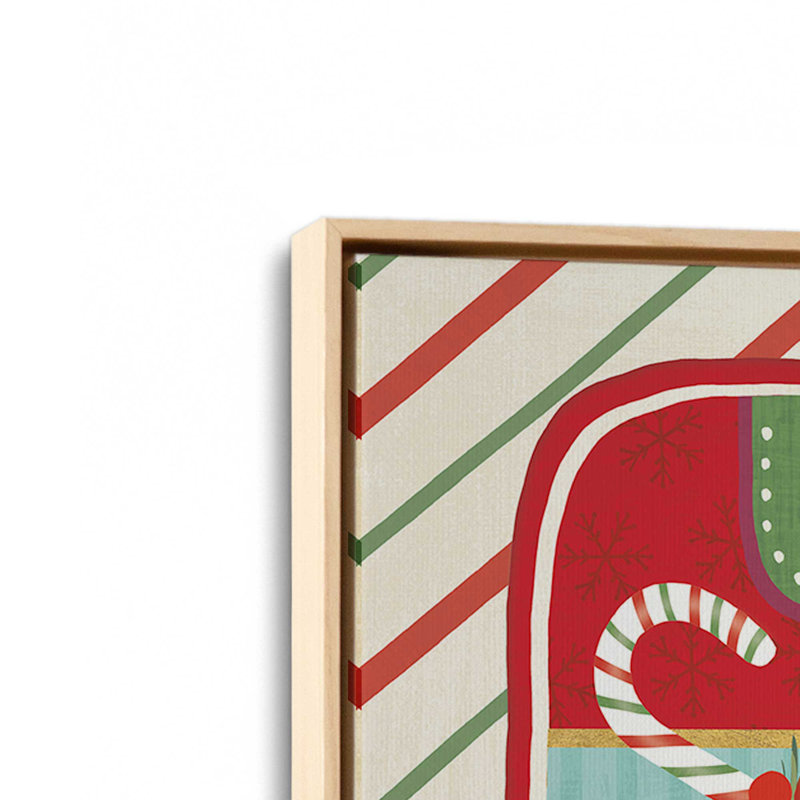 «Peppermint Whispers», ensemble de 2 impressions sur toile, H 13 po x l 38 po, Érable américain