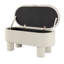 Repose-pieds moderne avec rangement et repose-pieds Corduroy-274731498