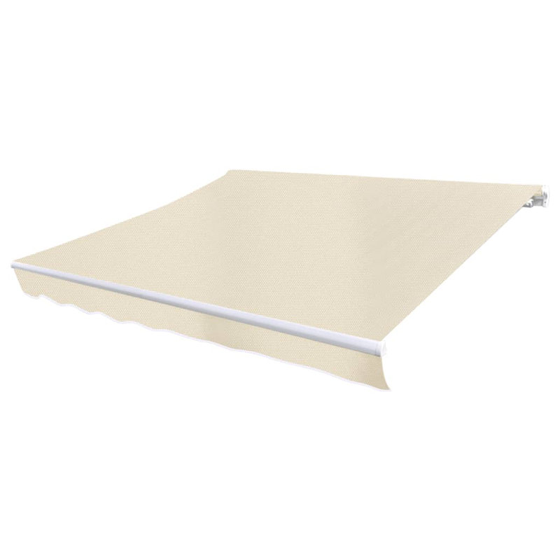 Awning Top Sunshade Canvas , 400cm W x 300cm D, Cream