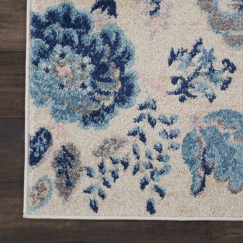 Floral Indoor Rug, Runner 2'3" x 7'3"