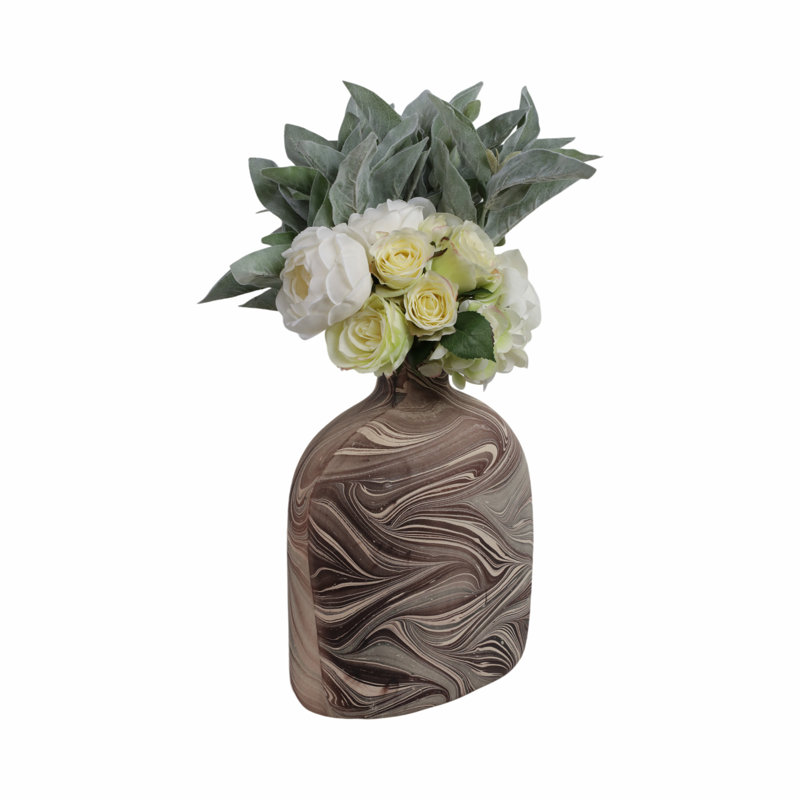 11" Generra Small Brown Omix Vase