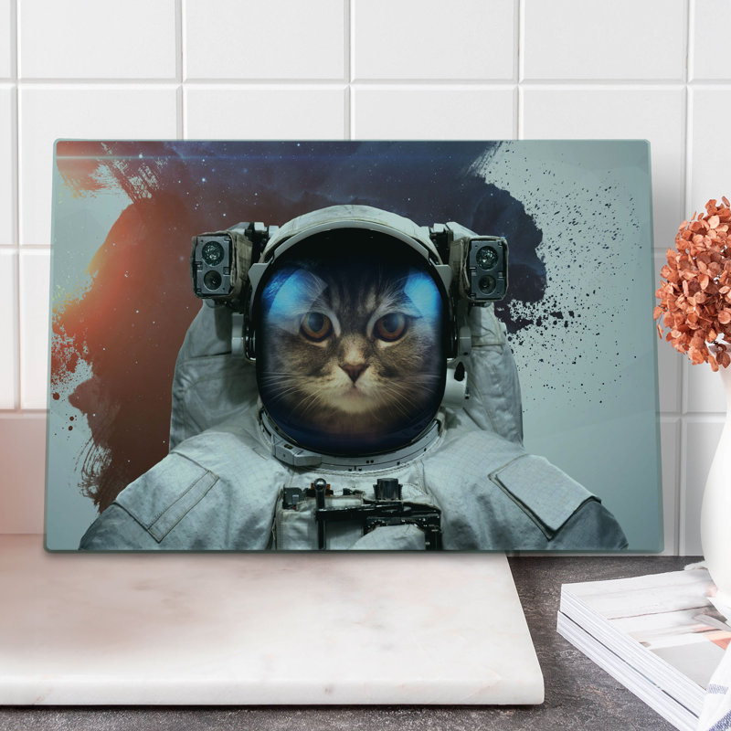 Planche à découper Ambesonne Space Cat