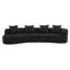 Canapé modulaire courbé à compression de 126 po Hession-1138851576