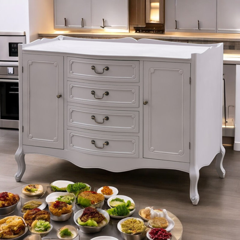 120cm Solid Wood Sideboard