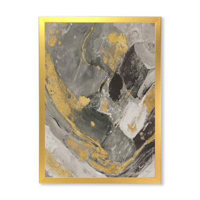 " Marble Gold And Black II "