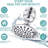 Shower Head With Filters 20 Stage High-Pressure Hard Water Filter 6 Spray Settings Filtered Shower Head With Water Softener Filter Cartridge For Remove Chlorine And Harmful Substances