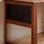 Bureau d'écriture rectangulaire en bois de pin brun durable-395073611
