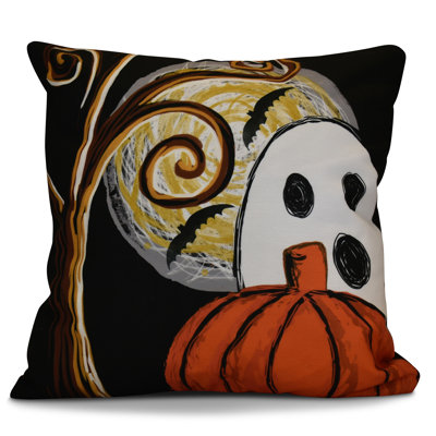 Flipping For Fall Outdoor Reversible Throw Pillow