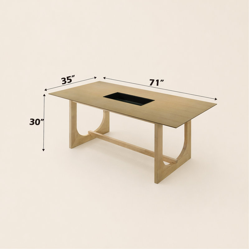 Table de salle à manger Natural Finish