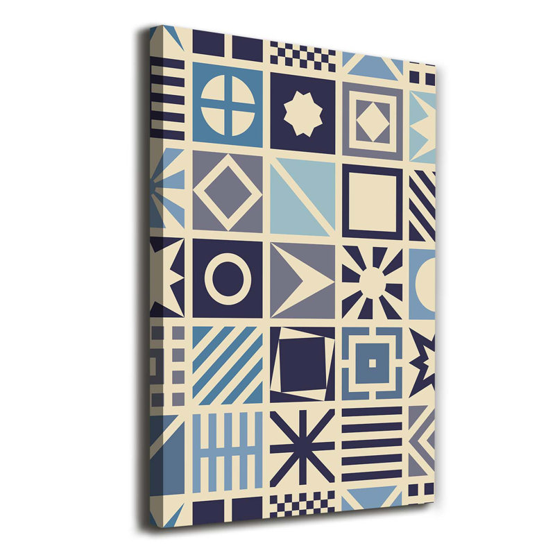 Greek Streets - Wrapped Canvas Print