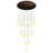 Kendred Dimmable LED Sphere. Teardrop Chandelier