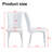 Stylish and Comfortable Dining and Office Chairs Set, Featuring Ergonomic Design and Easy Assembly, Suitable for Multiple Occasions.-1940705734
