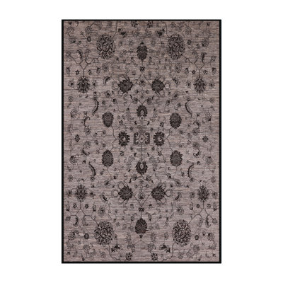 Tapis gris Kher