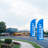 Feather Flag Pole Kit, 2 Packs Swooper Flag Pole 12.7 ft, Sign Flag Poles for Business Advertising Flags Outdoor, Featuring Ground Stakes and A Carrying Bag (Flag Not Included)