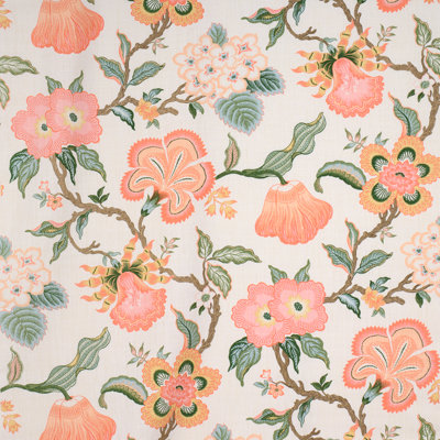 Tissu de fleurs de serre