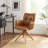 Genuine Leather Swivel Accent Office Chair