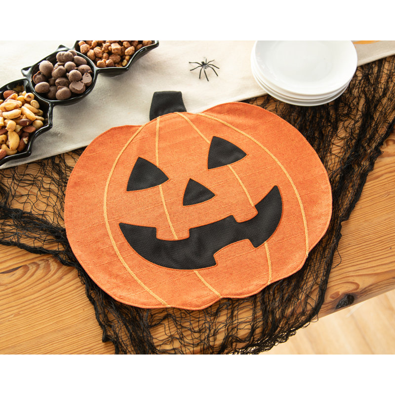 Napperon 14 "en forme de Jack-O-Lantern