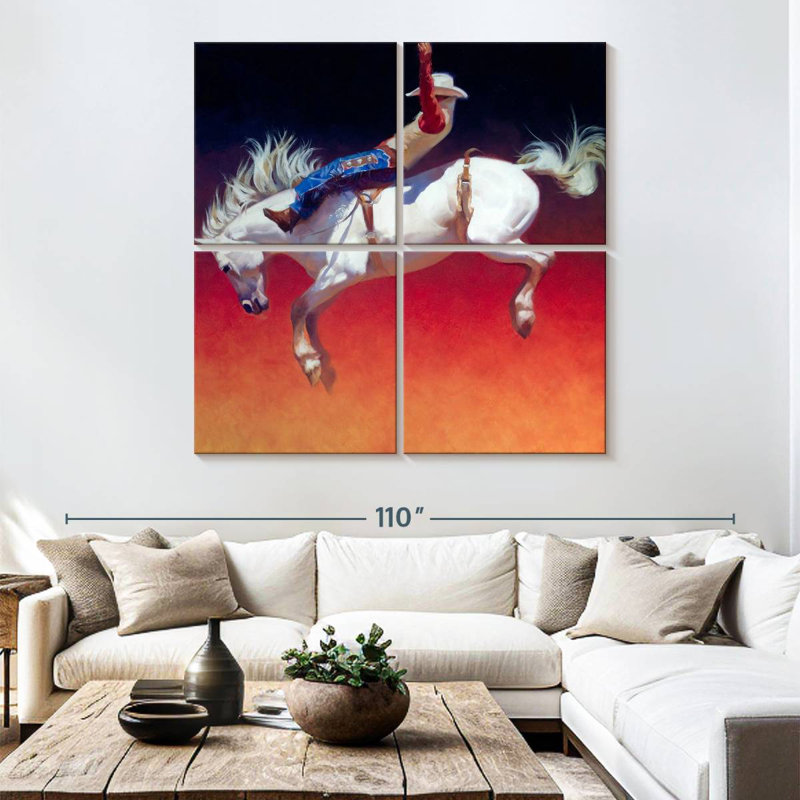 Mehar Rodeo Fireworks, H 74 po x l 74 po