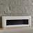 Beige Manufactured Wood TV Cabinet Fireplace-117801950