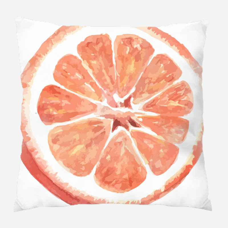 Crescio Outdoor Reversible Throw Pillow, Microsuede, Indoor