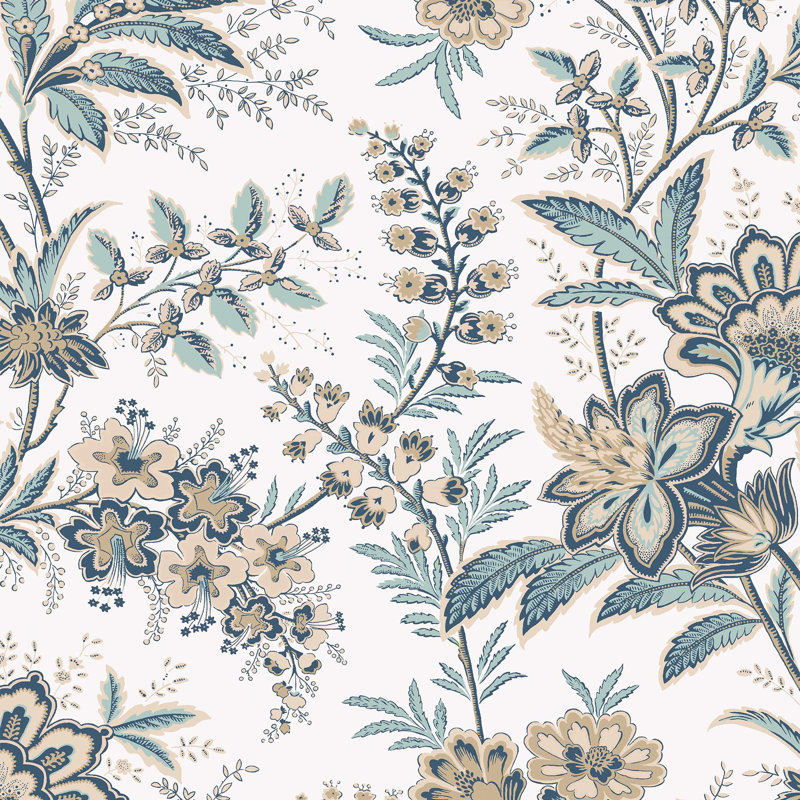 Papier peint Laura Ashley Marlbrook, Crème, crème