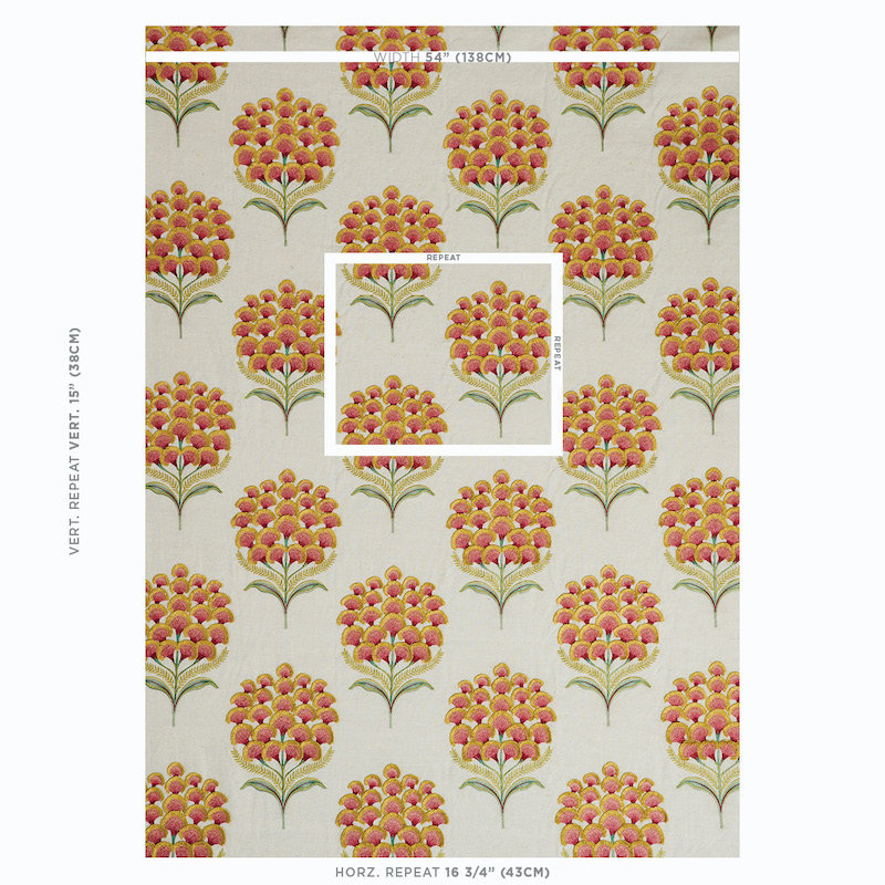 Aurelia Embroidery Fabric, Brown/ Neutral