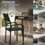 Office Visiting Chair with metal frame, Black
