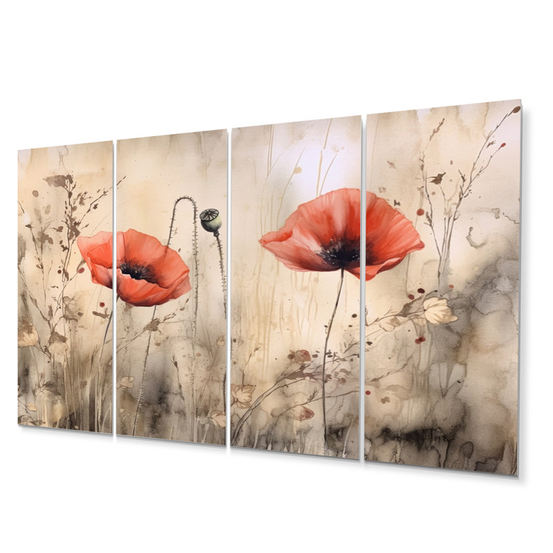 Plants & Flowers Wall Decor on Metal