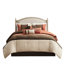 Literie Coral King en faux suède - Couette douce en microfibre 7 pièces tendance