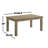 87-Inch Solid Wood Extension Dining Table