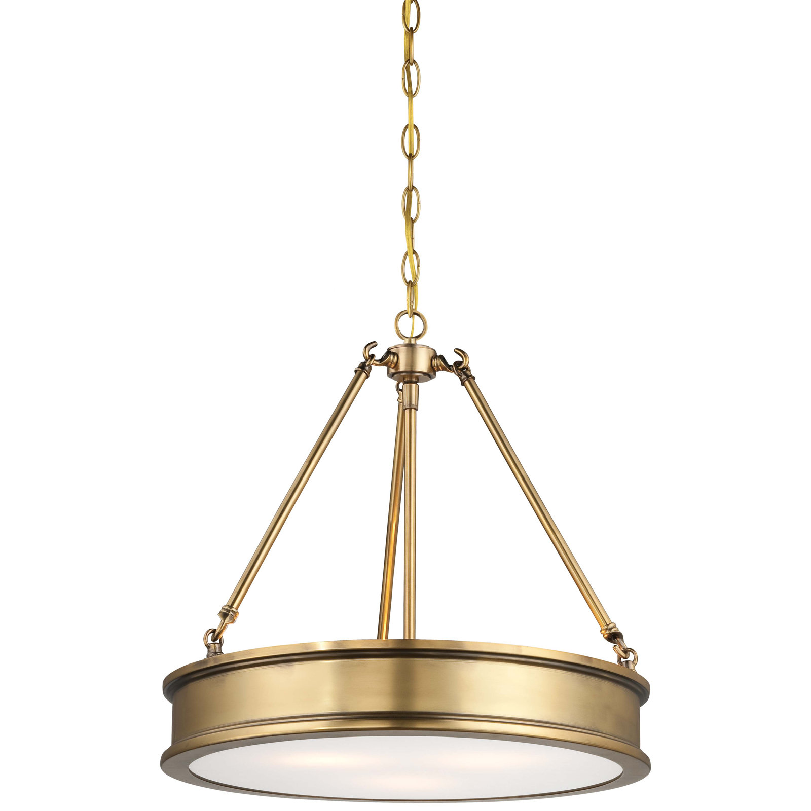 Everlee 3-Light Chandelier, Liberty Gold
