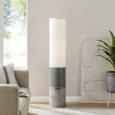 Nyobi 58'' Column Floor Lamp with USB