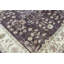 One-of-a-Kind Hand-Knotted High-Quality Purple/White Square Area Rug