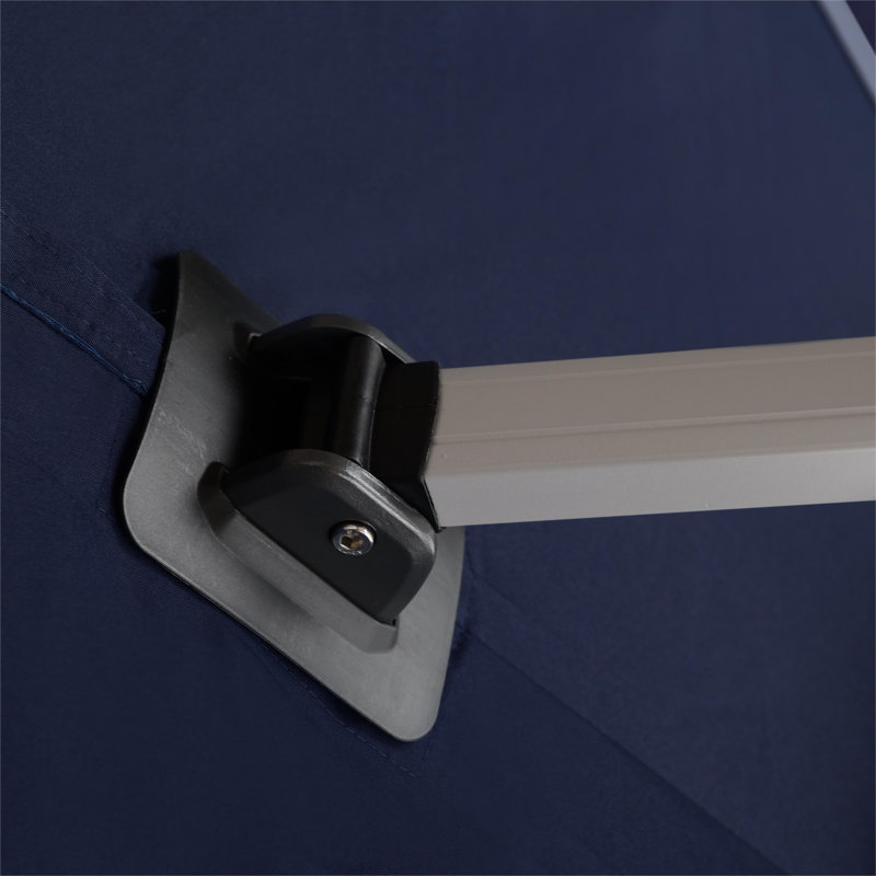 Parasol en porte-à-faux 144 po Rohles, Bleu marine