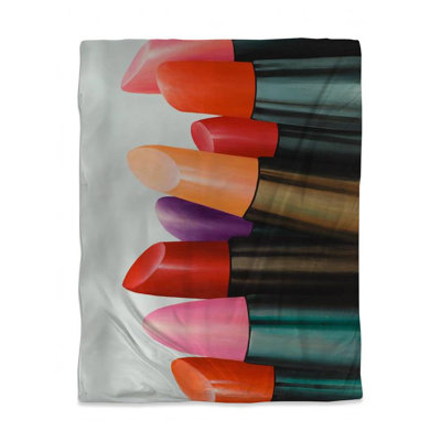 Lipstick Collection Pink Duvet Cover - Contemporary Home Decor