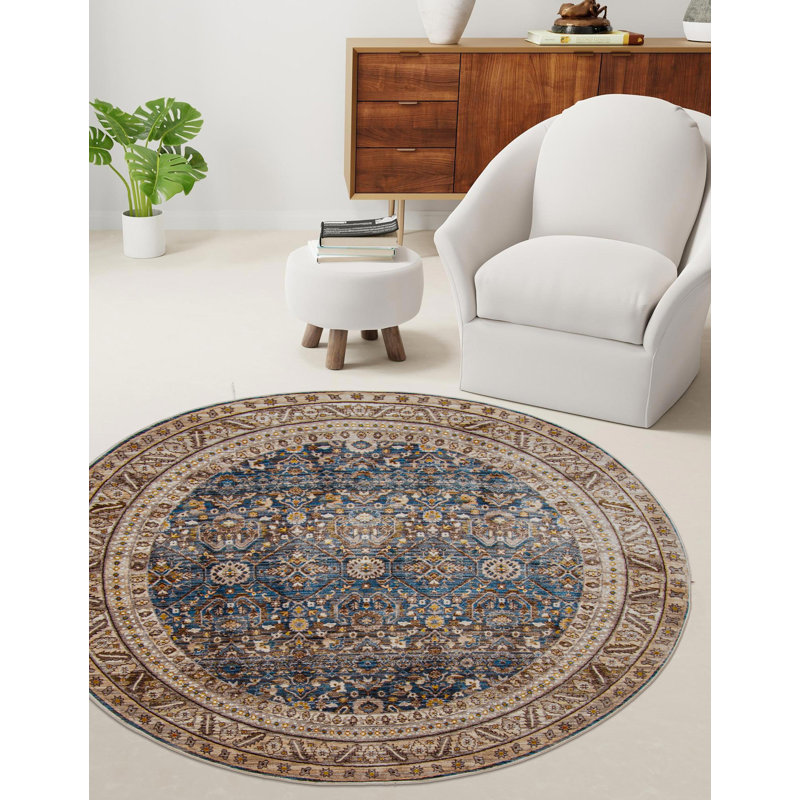 Tapis bleu Gianna, Rond 5 pi
