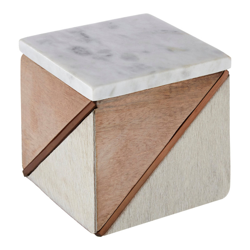 17 Stories Leather Decorative Bin