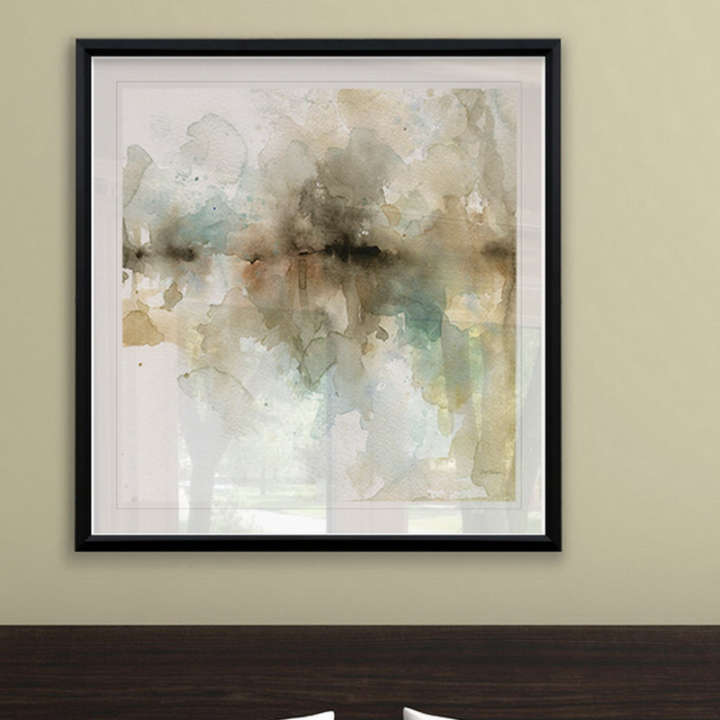 Island Mist II - reproduction de cadre photo, H 22,5 po x l 22,5 po x P 1,5 po