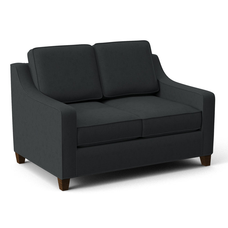 Clark 54" Square Arm Sofa Bed, Montana Walnut, Ridgecrest Midnight
