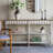 Three-Tiered Wooden Console Table
