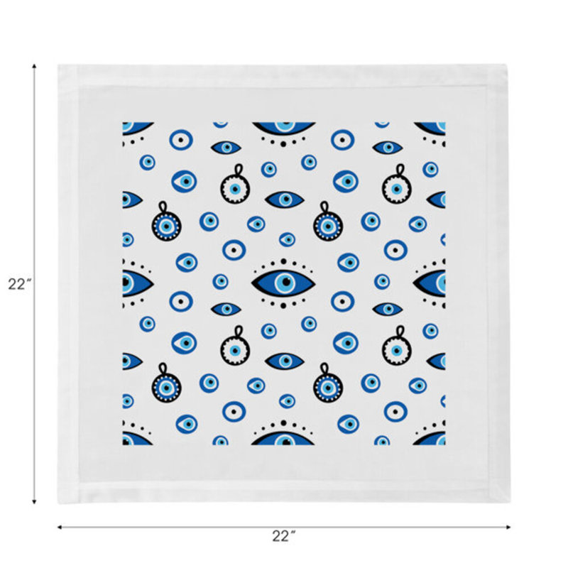 Eye On You Cotton Blend Square Napkins