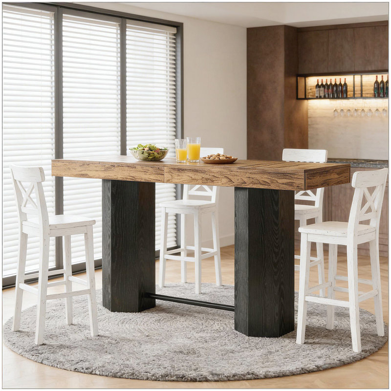 Woodgrain Design Coffee Table,Pub Table,Greeting Table