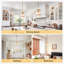 Luminaire suspendu réglable en cristal doré, luminaire de lustre-283366736
