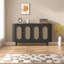 Buffet avec rangement tressé French Rattan